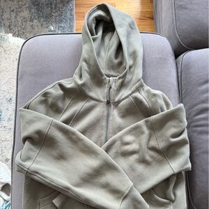 Olive Green lululemon Zip-Up Hoodie